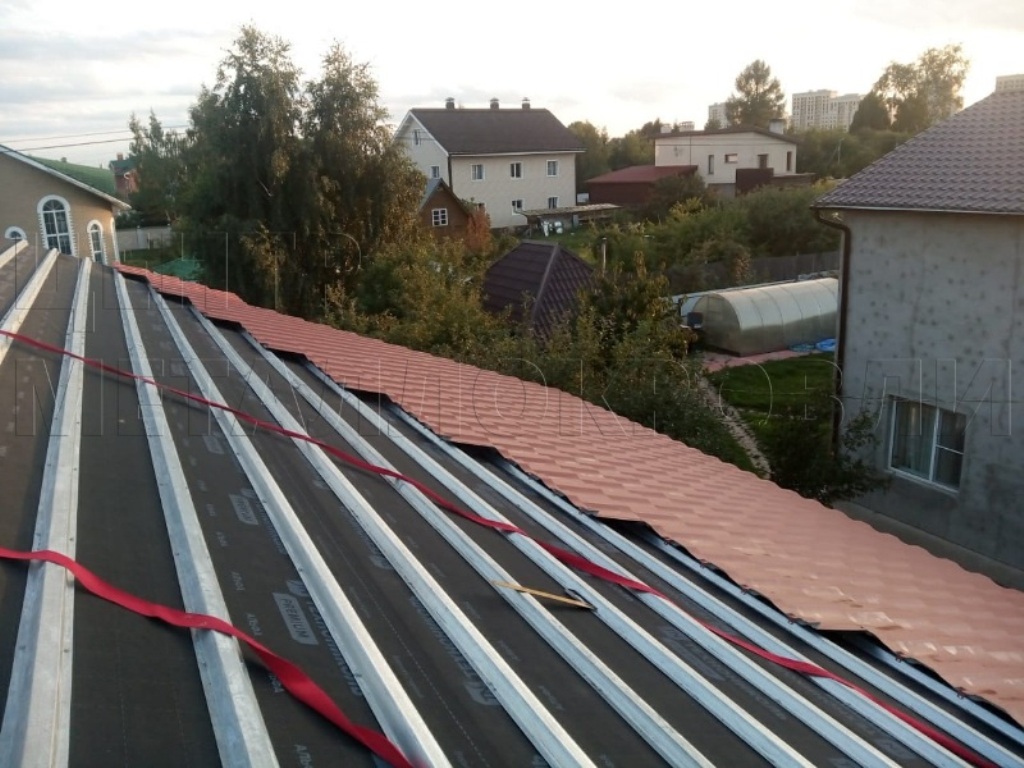 Металлочерепица Геркулес 8004 терракотовый Стальной Бархат от Центра Металлокровли в Экибастузе