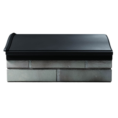 Парапет Zking Monblan Черный 385х510х100мм посадка на 1.5 кирпича (355,385мм) фото 2