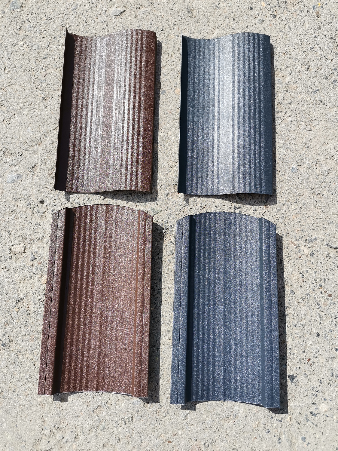 Металлопрофиль двусторонний под Стальной Бархат в Экибастузе